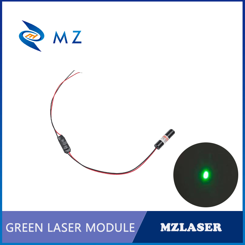 Industrial Laser Diode - 経済的な小型グリーンドットレーザーダイオードモジュール 520nm D8mm 5mW 10mW 3V