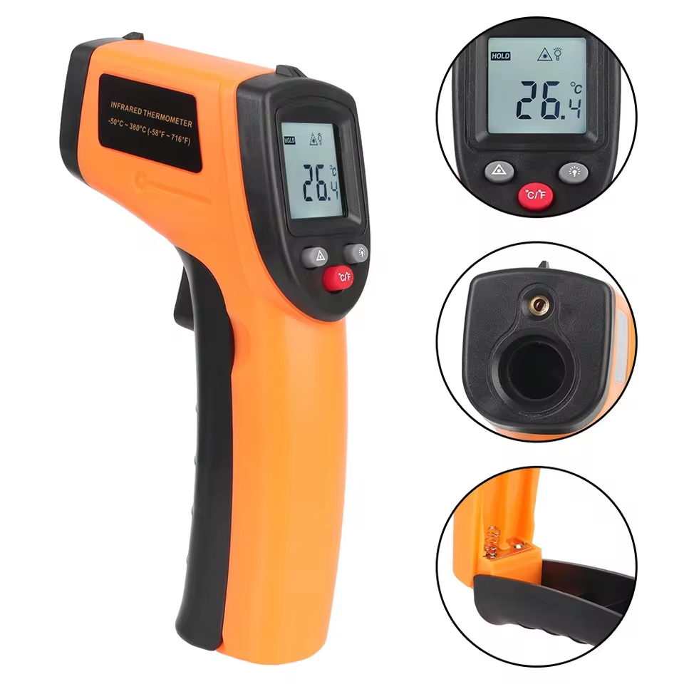 Industrial Laser Thermometer Gun - 新しい T600 T600A デジタル赤外線温度計ガン -58 °