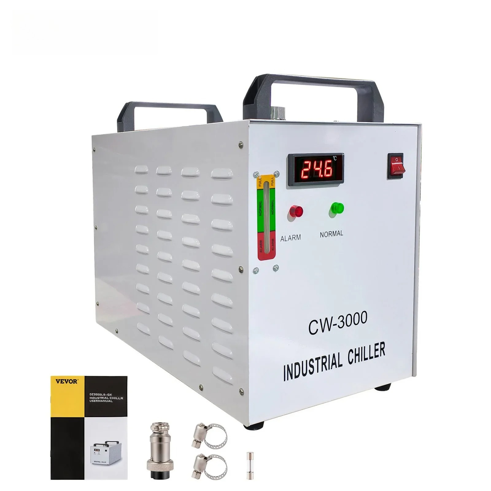 Industrial Laser Engraver - SIHAO CW-3000 工業用CNCレーザー彫刻機 水冷式レーザー管専用チラー 高効率冷却用