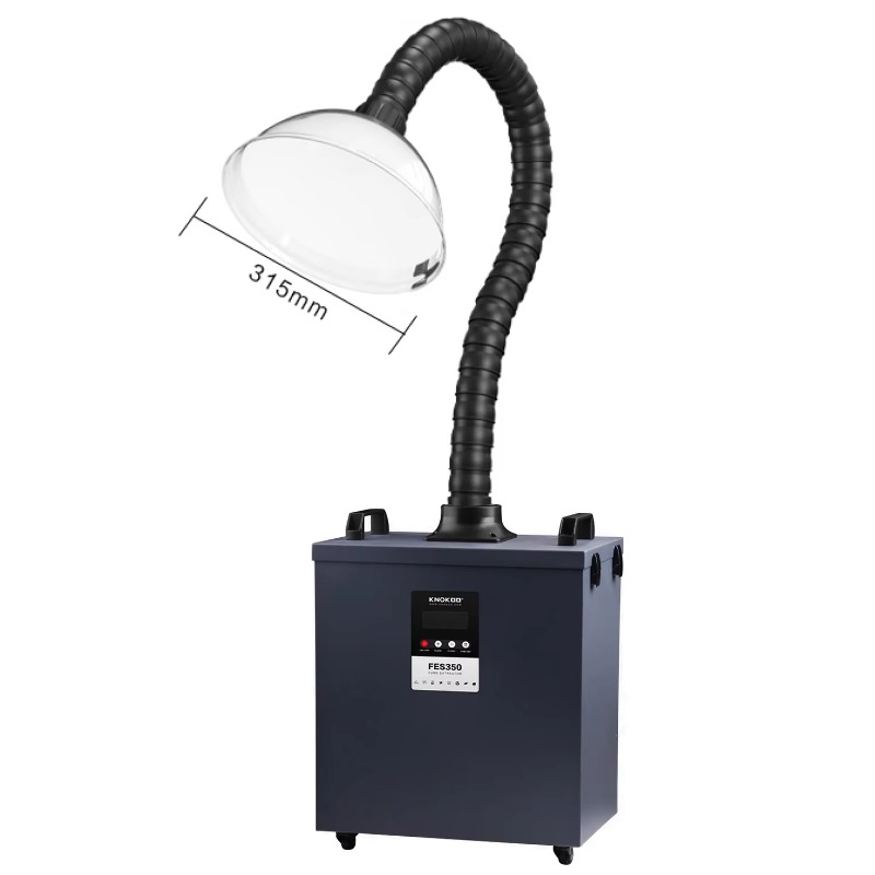 Industrial Print & Laser Inc - KNOKOO 350W工業用排煙装置 切断はんだ煙吸収浄化器 FES350 3Dプリンター DTFプリンター用