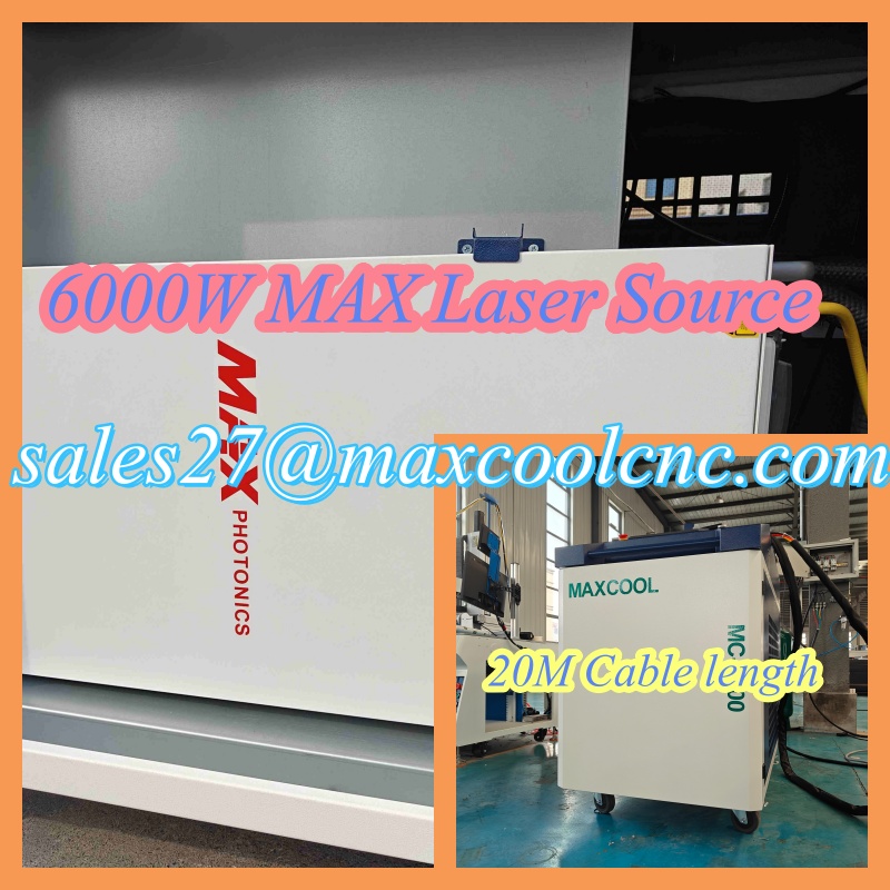 Industrial Laser Rust Remover - MAXCOOL 工業用ファイバーレーザークリーナー 6000W 金属の錆、塗料、コーティング、油汚れの洗浄、複合材料の洗浄用