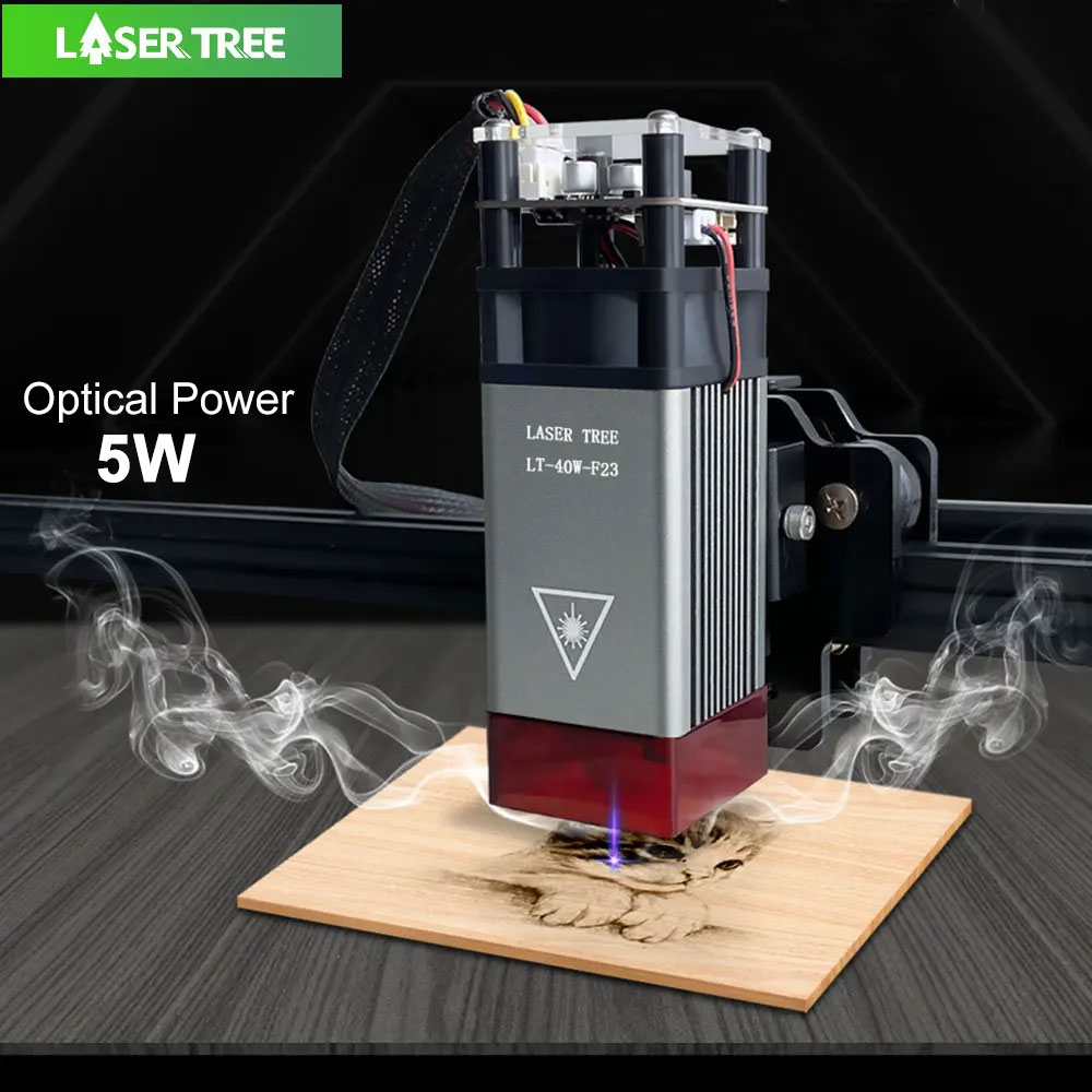 Industrial Laser Engraver - レーザーツリー 4w 5W レーザーモジュール 450nm レーザーヘッド