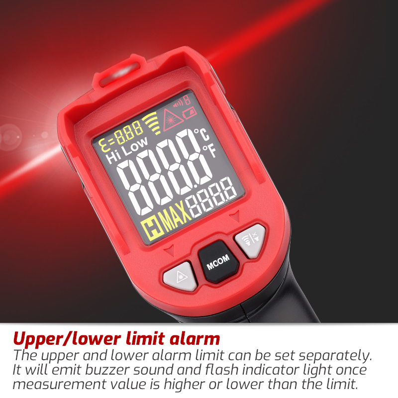 TA601A TA601B TA601C 赤外線温度計レーザ - Industrial Laser Thermometer Gun のレビューと価格