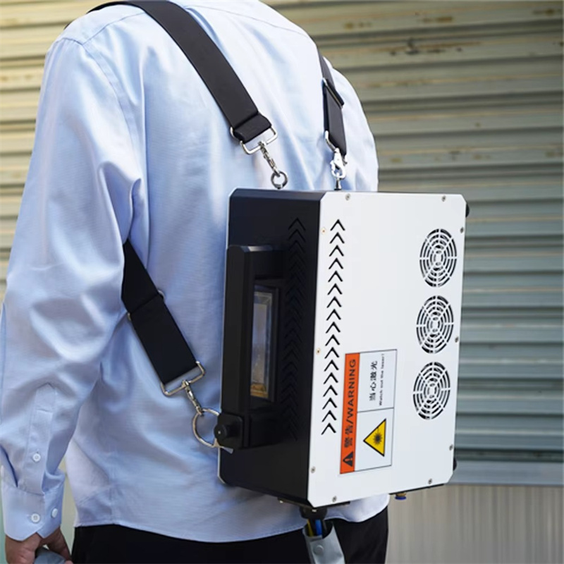 バックパック型携帯レーザークリーナー錆除去工業用100w 1 - Industrial Laser Cleaning Machine Price のレビューと価格