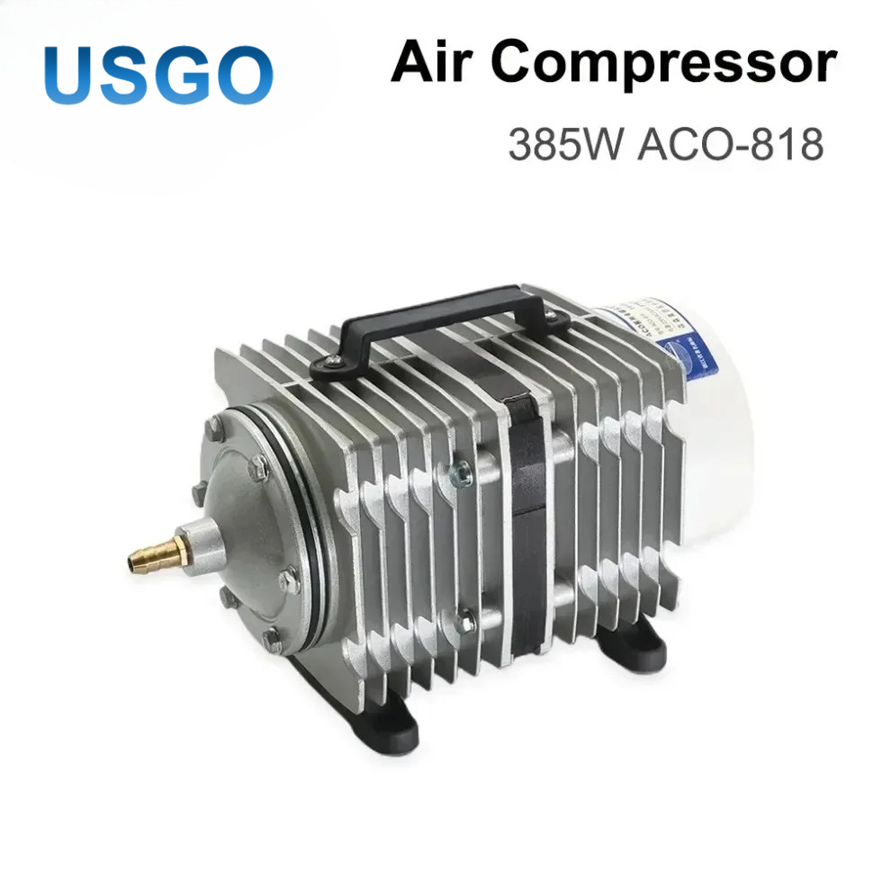 USGO ACO-818 385W 電磁式エアコンプレッサー - Air Assist Pump Laser のレビューと価格