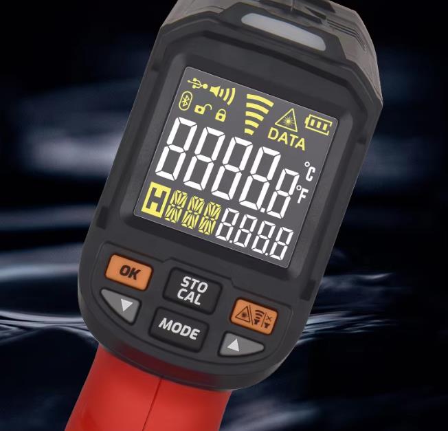 産業用高温非接触赤外線温度計 デジタルレーザーIR温度計 電 - Industrial Laser Thermometer Gun のレビューと価格