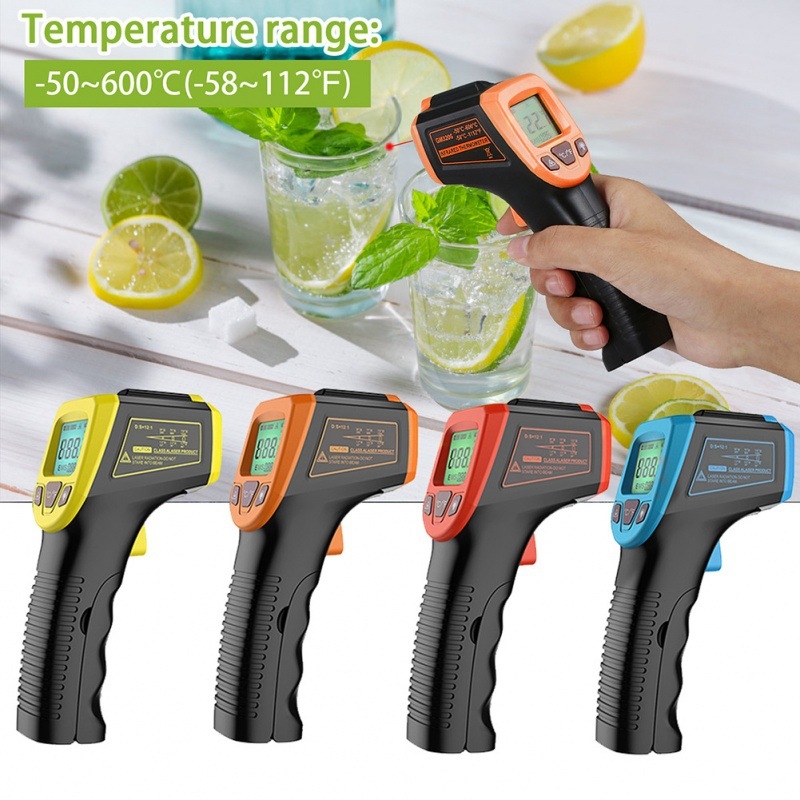 工業用非接触赤外線温度計温度ガン -50~600℃ ° C高 - Industrial Laser Thermometer Gun のレビューと価格