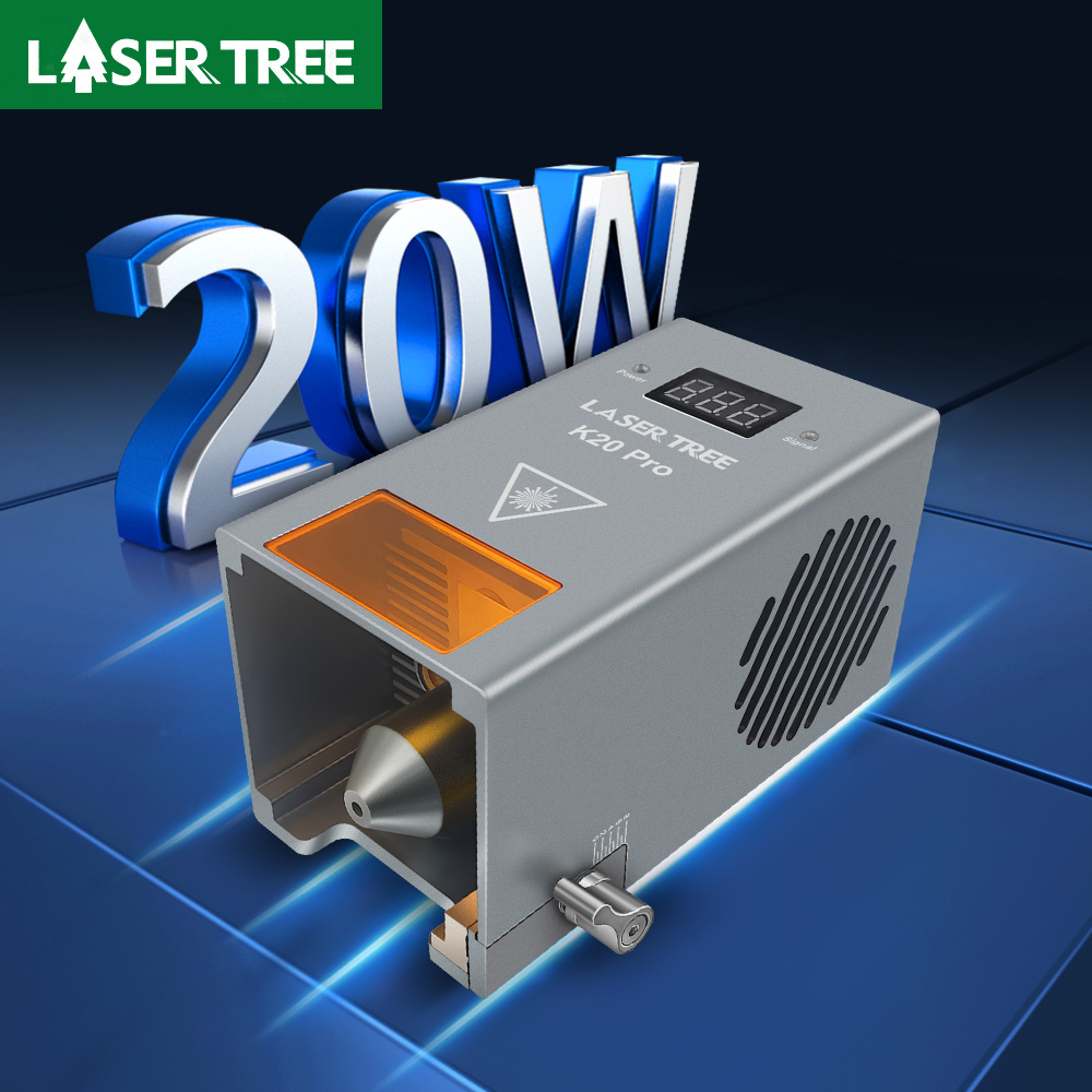 光学レーザーヘッド,20W,空気補助レーザーキット,CNC  - Industrial Laser Engraver のレビューと価格