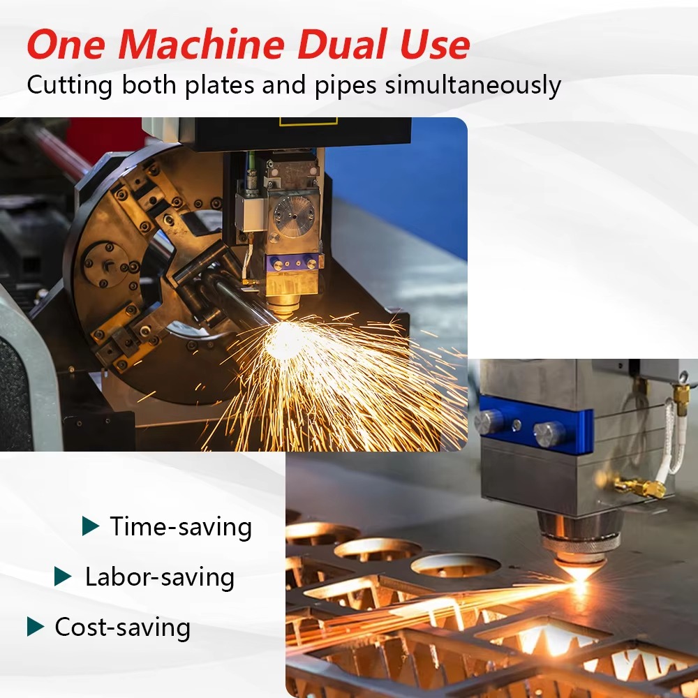 工業用CNCファイバーレーザーカッター、板金・パイプ切断用、 - Industrial Laser Cutter Price のレビューと価格