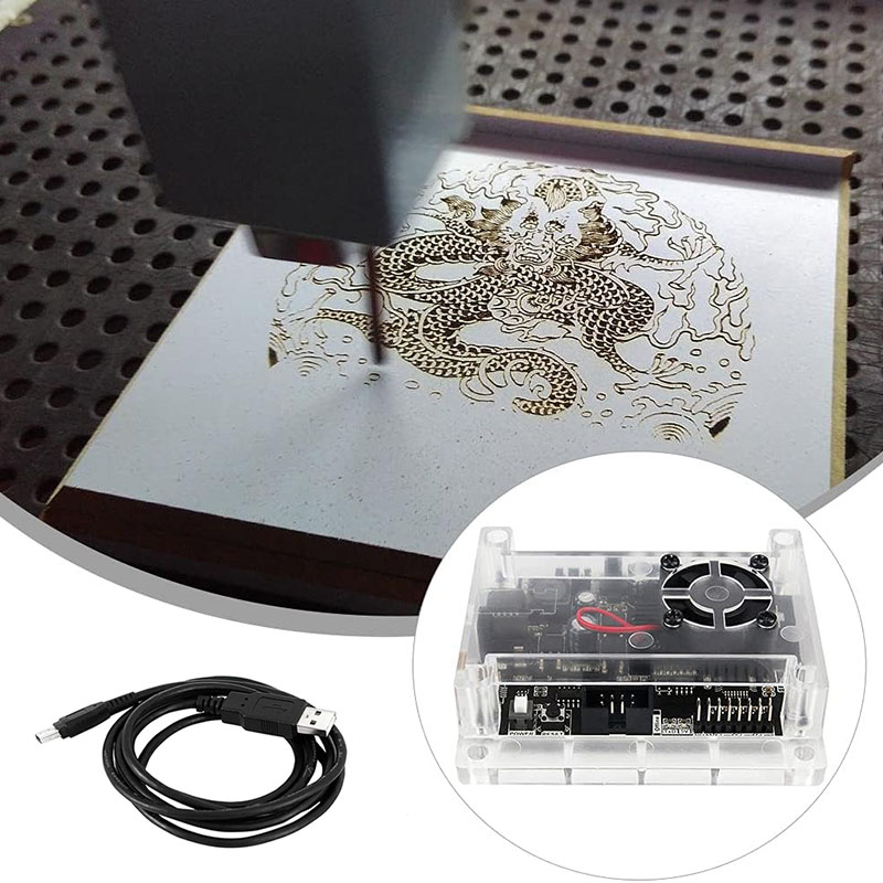 CNC 3018 Pro レーザー彫刻機 木工用 3軸CNC - Controller Grbl Board のレビューと価格