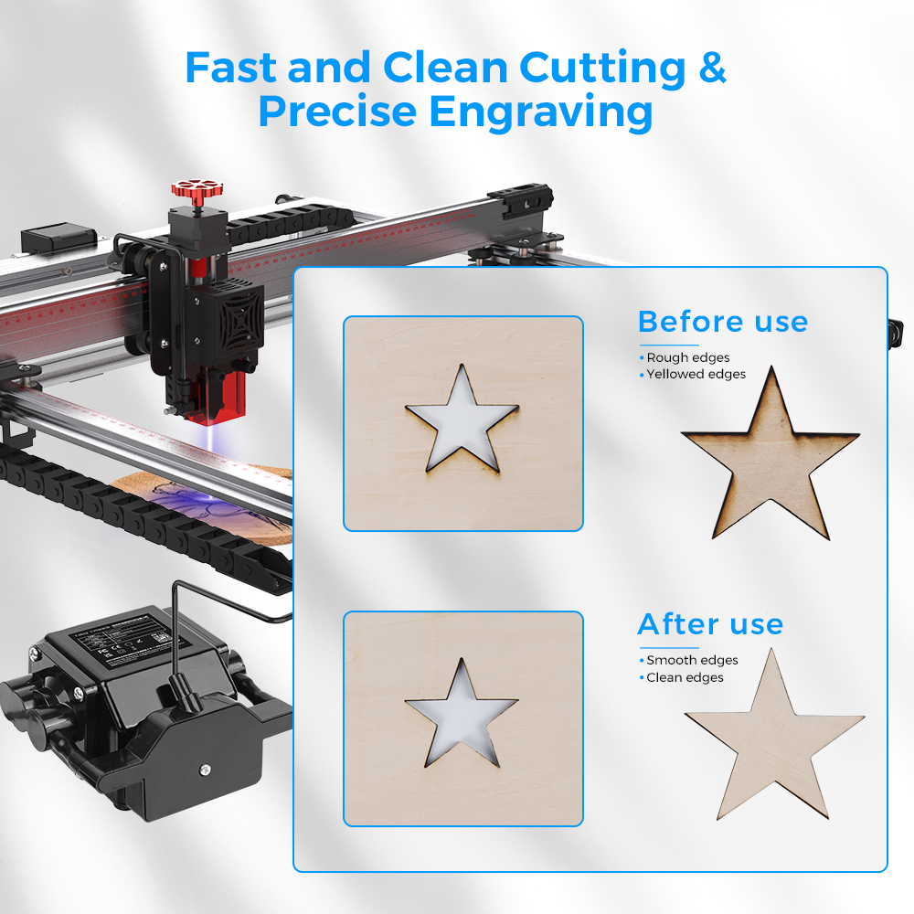 ウォーターツリー-CNCレーザー彫刻機用エアコンプレッサー、 - Air Assist Pump Laser のレビューと価格