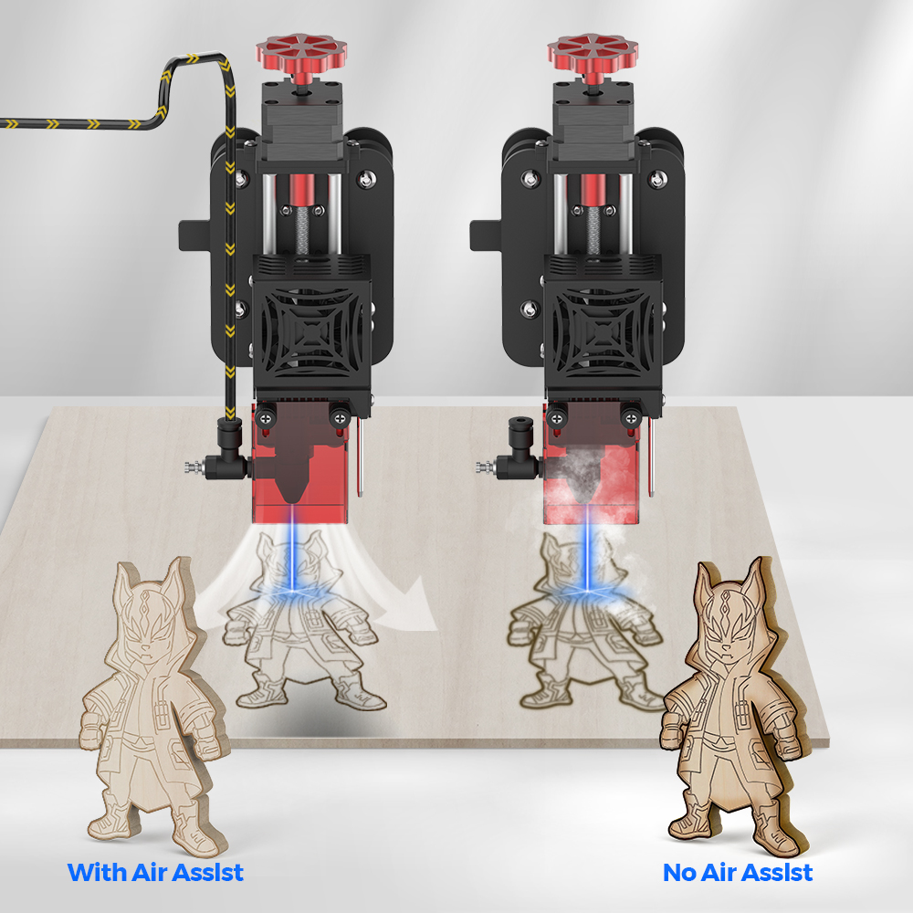 ウォーターツリー-CNCレーザー彫刻機用エアコンプレッサー、 - Air Assist Pump Laser のレビューと価格