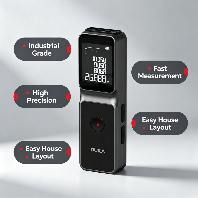 DUKA LSA レーザー距離計 赤外線測定器 工業用高精度 - Industrial Laser Measuring Device のレビューと価格