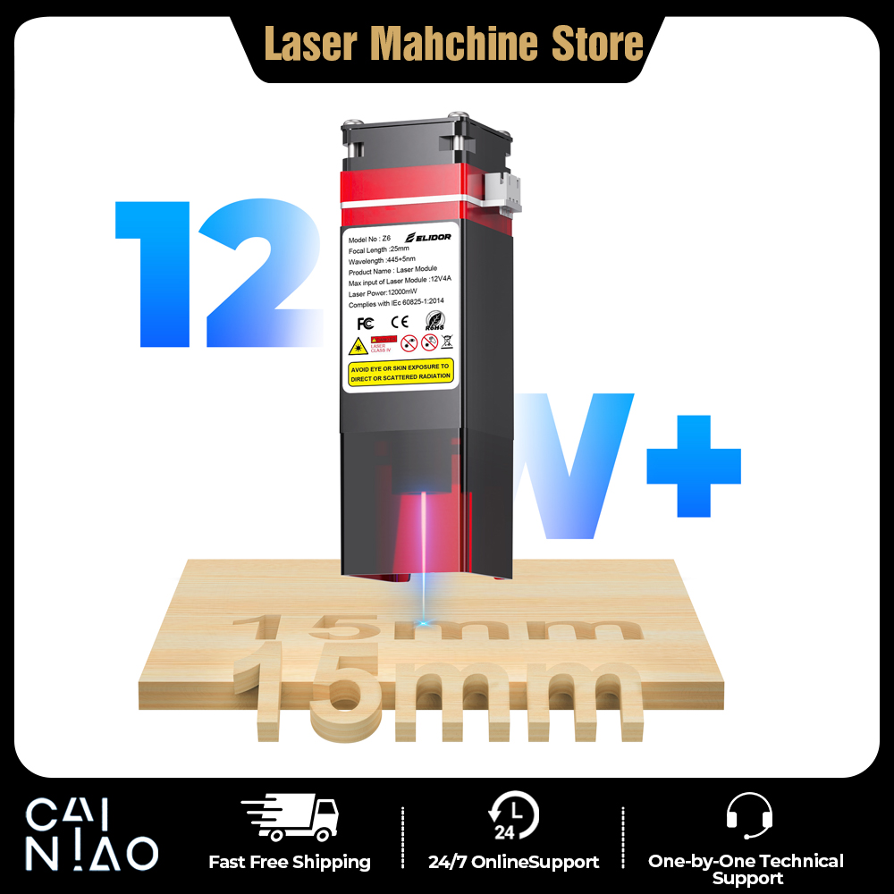 ELIDOR Z6 6W/12Wレーザーモジュールアップグレ - Industrial Laser Diode のレビューと価格