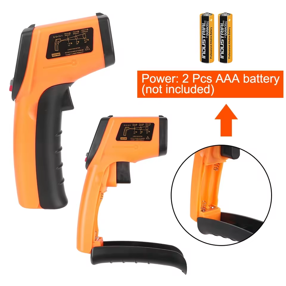 新しい T600 T600A デジタル赤外線温度計ガン -5 - Industrial Laser Thermometer Gun のレビューと価格