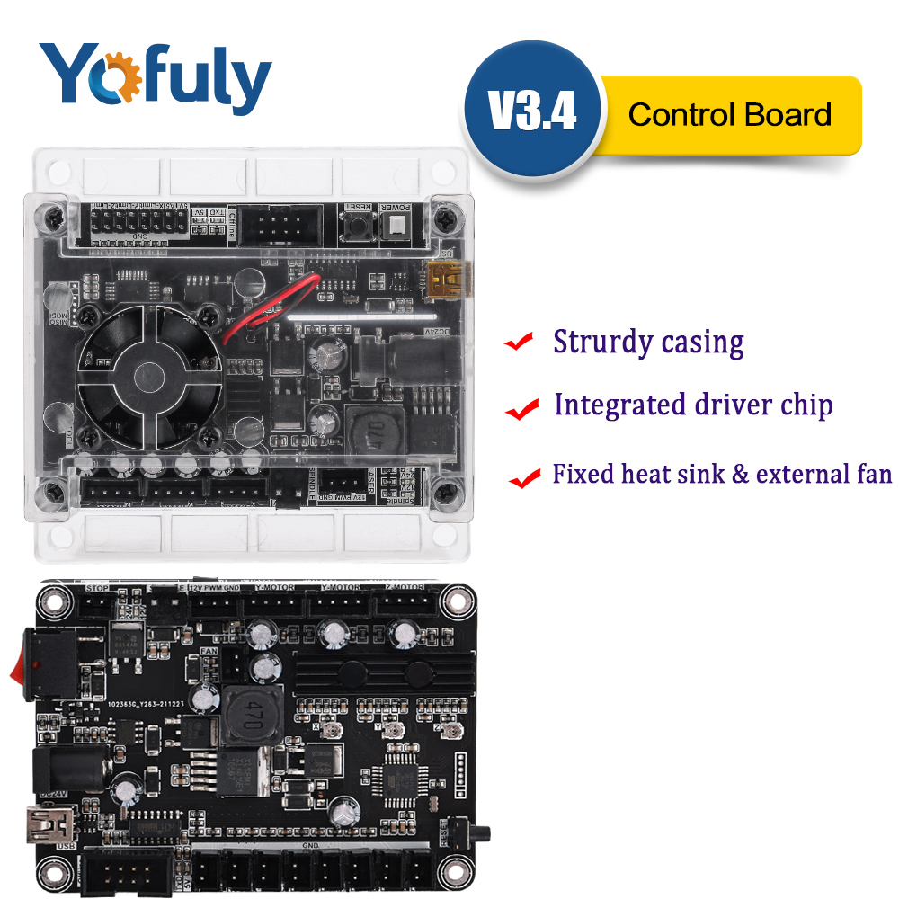Grbl 1.1 usbポートcnc彫刻機制御ボード3軸統合 - Controller Grbl Board のレビューと価格