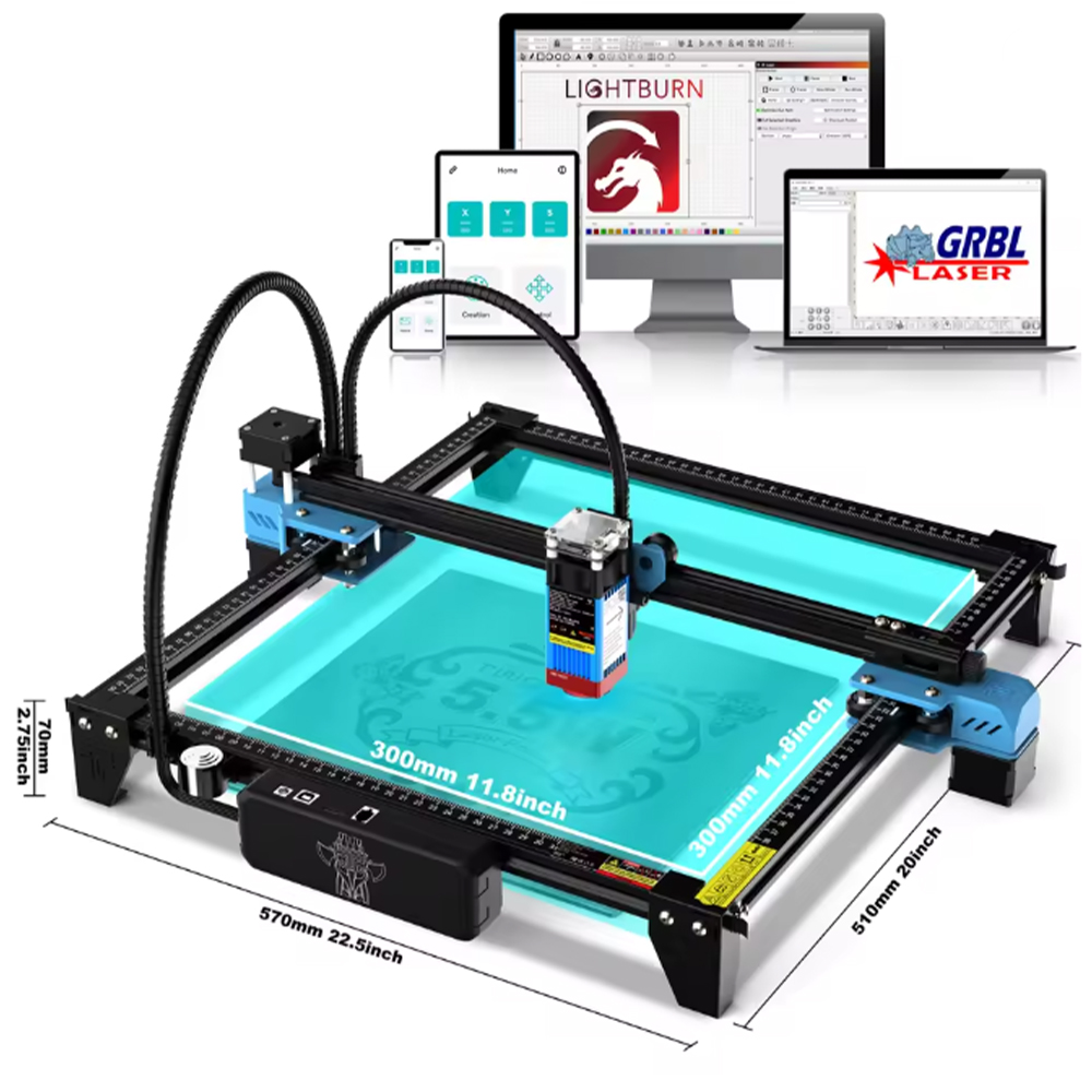 TwoTrees TTS-55 Pro/TTS-10 Pro - Industrial Laser Engraver のレビューと価格