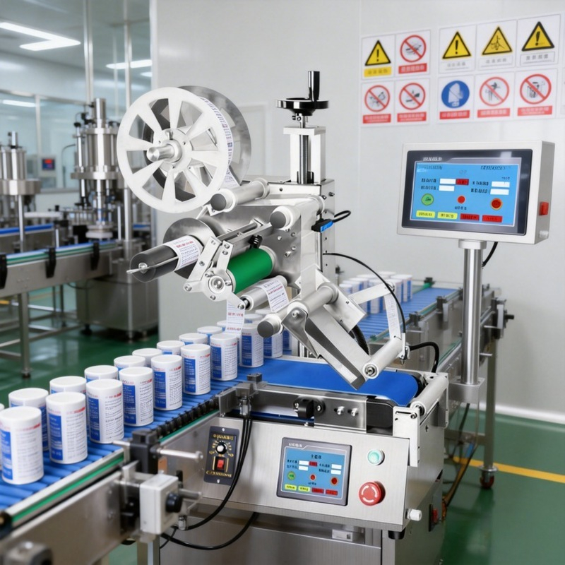 工業用機械 フラットラベリングマシン 自動丸型ボトルラベリン - Industrial Print & Laser Inc のレビューと価格