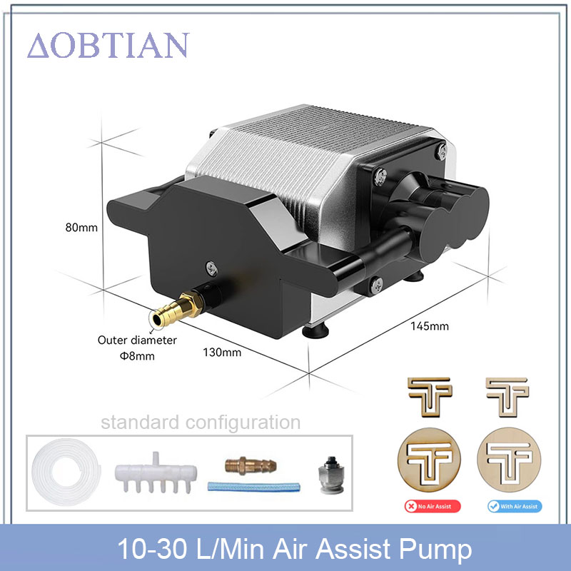 AC110V 220V 30L/分 16 ワットレーザーエア - Air Assist Pump Laser のレビューと価格