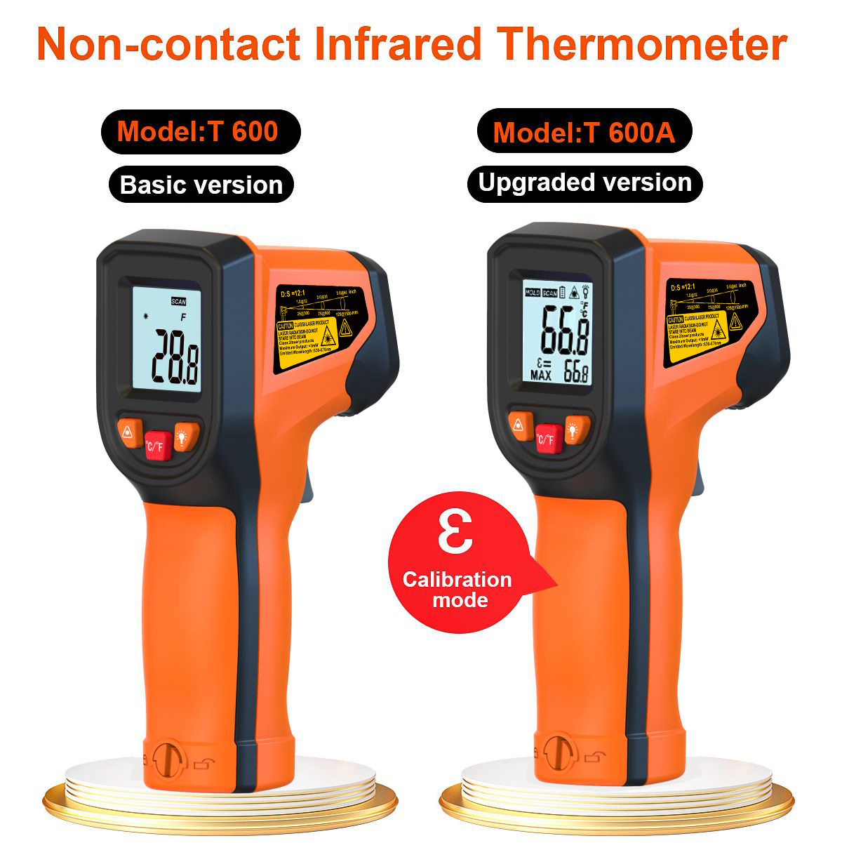 T600 T600A デジタル赤外線温度計ガン (-50 ℃ - Industrial Laser Thermometer Gun のレビューと価格