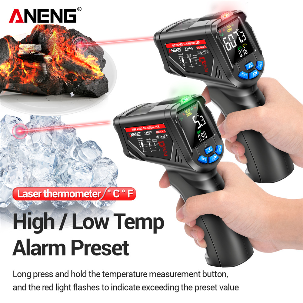 ANENG TH05 赤外線温度計 デジタル 非接触式 -2 - Industrial Laser Thermometer Gun のレビューと価格