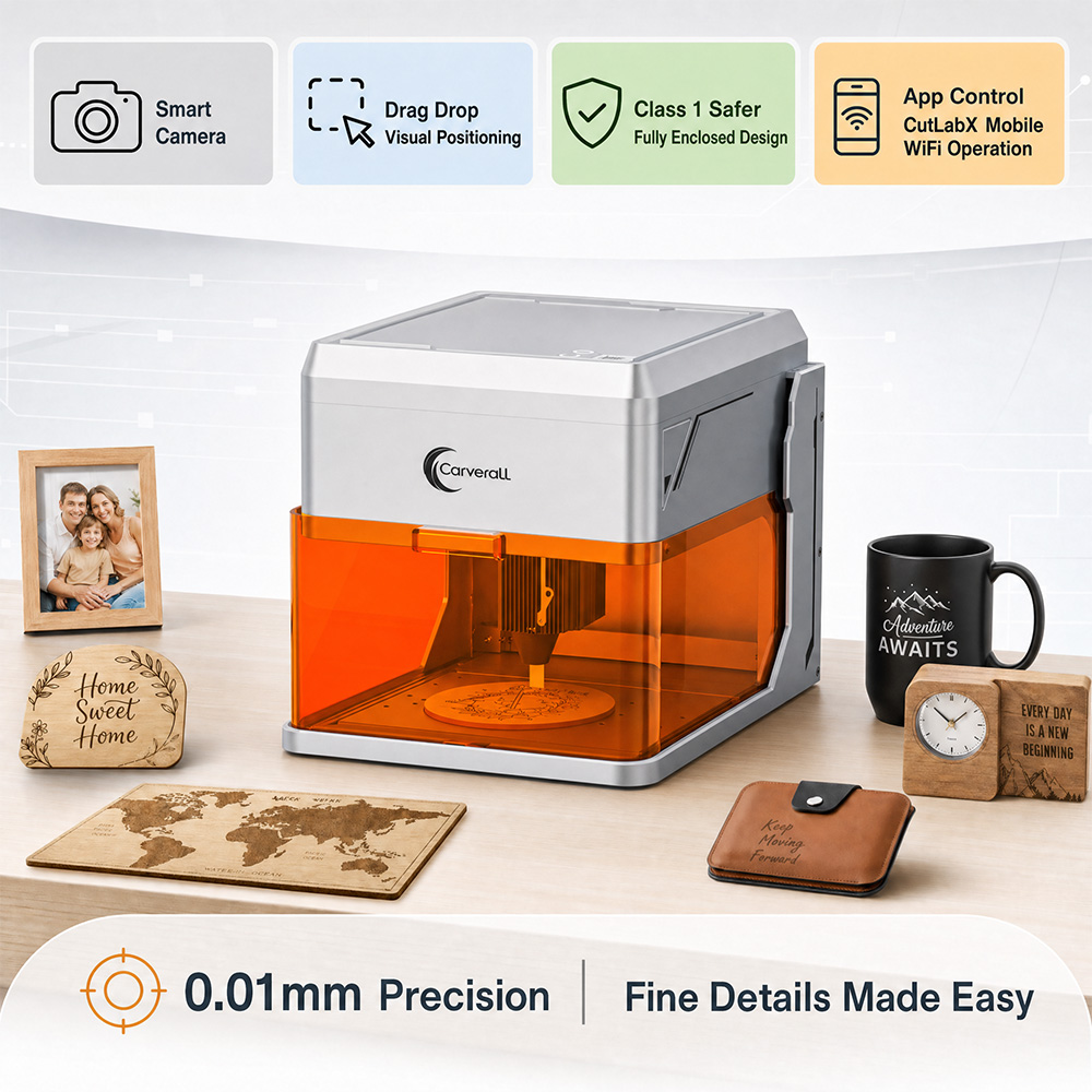 Carverall A1PRO 10Wレーザー彫刻機、HDカ - Industrial Laser Removal のレビューと価格