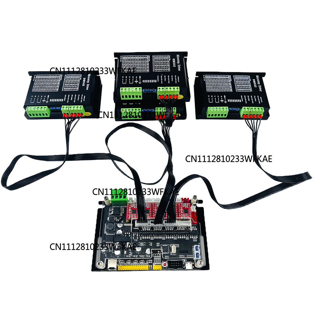 ステッピングモーターは6ピン接続ケーブルを駆動し、4軸GRB - Controller Grbl Board のレビューと価格