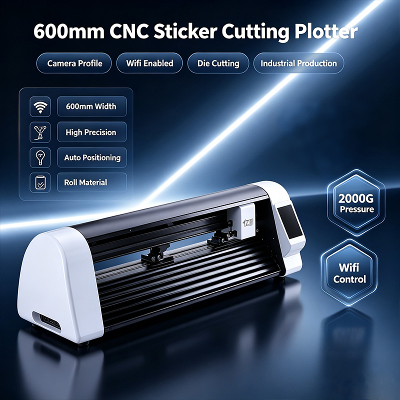 600mm CNCレーザーステッカーカッティングプロッター  - Industrial Laser のレビューと価格